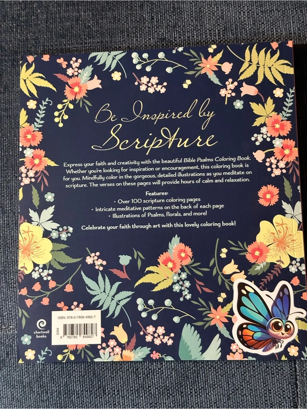Faith & Devotion Inspirational Coloring Book & Bible Psalms Coloring Book
